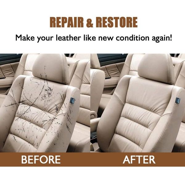 20ml Leather Repair Conditioner Cleaner Gel For Car Leather Seats Furniture Jackets Shoes Bags Scratch Cracks Refurbish Agent