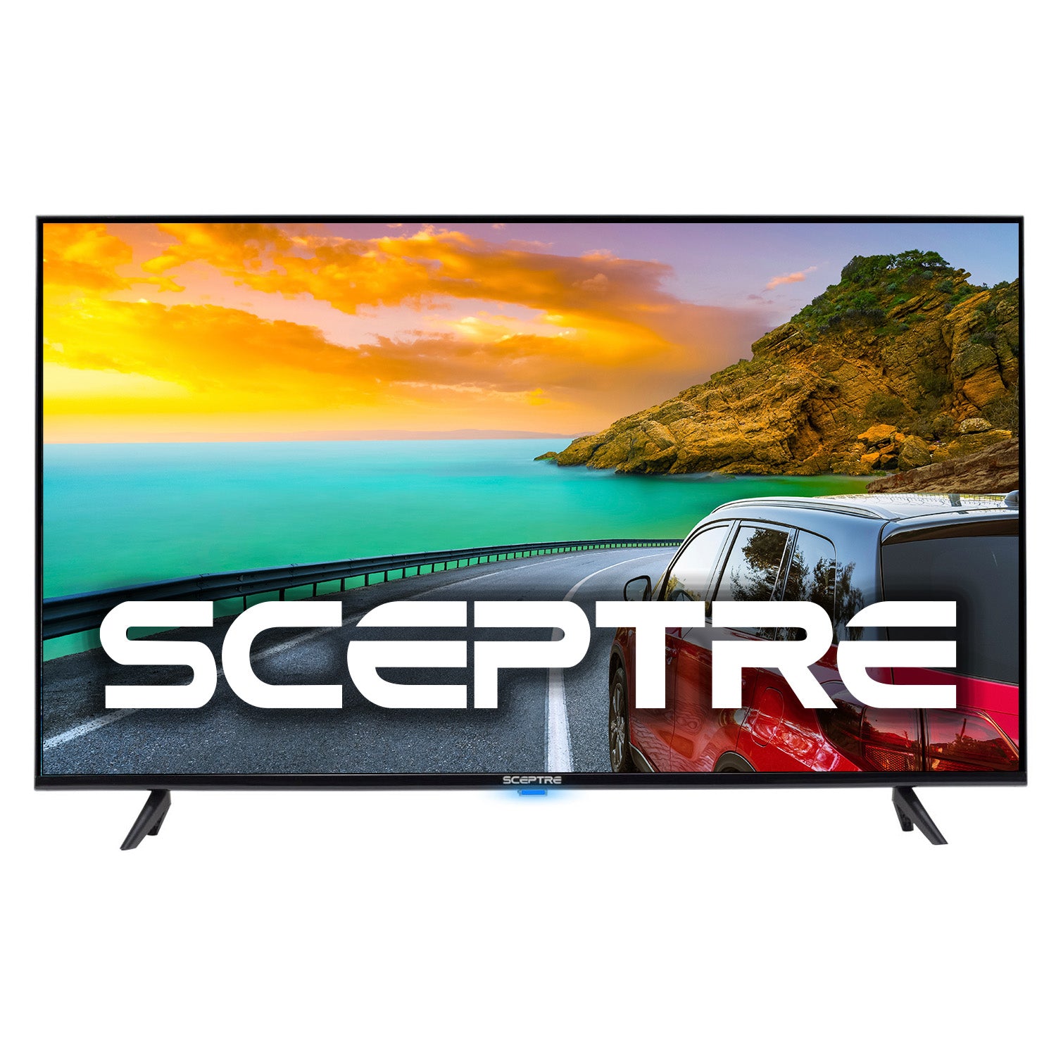 TEMU 43" Class Full Hd Led Tv Edgeless 1080p Hdtv, Sports Gaming Movie Cec 120 Wall Mount Ready Dual 10w Speakers Metal Black