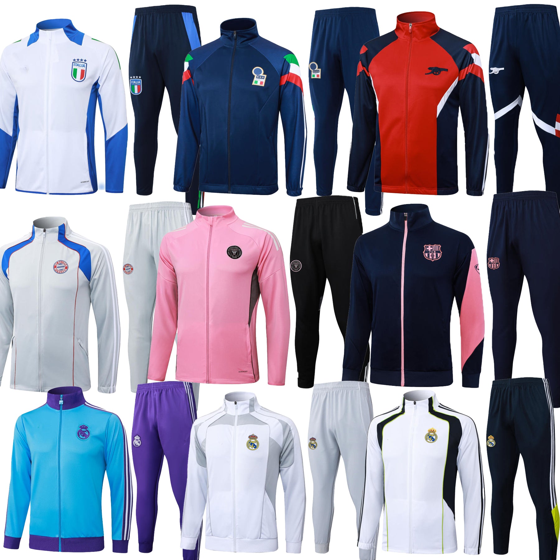 Reals Madrids 2025 2026 tracksuit long sleeved Mbappe training men soccer jerseys shorts football shirts kits maillot foot camiseta futbol inter mai