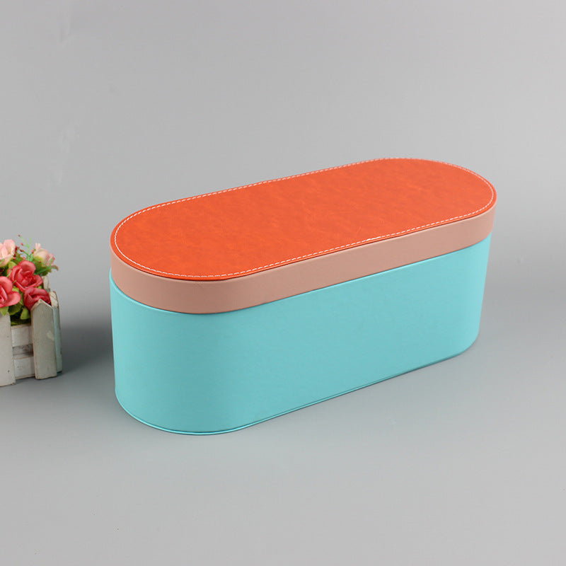 Curling Iron Hair Dryer Universal Travel Storage Bag Portable Leather Box hair Dryer Leather Storage Gift Box PU Leather Storage Box