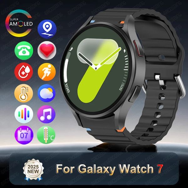Fashion Galaxy Watch 7 Ultra Smart Watch GPS Sports Track AMOLED Screen HD Bluetooth Call Fitness Tracker Heart Rate Smartwatch 250106