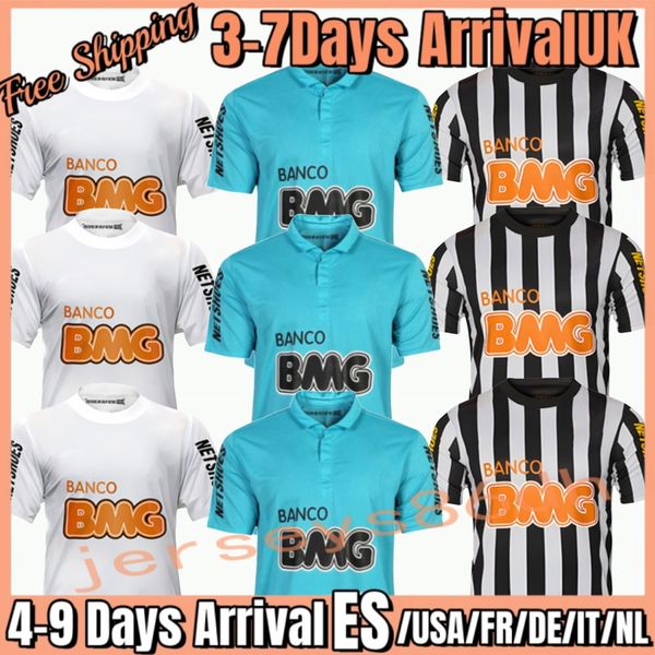 1912 2011 2012 2013 Santos retro soccer 11 12 13 NEYMAR JR Anderson vintage classic Ganso Elano Borges Felipe football men and kids shirts j