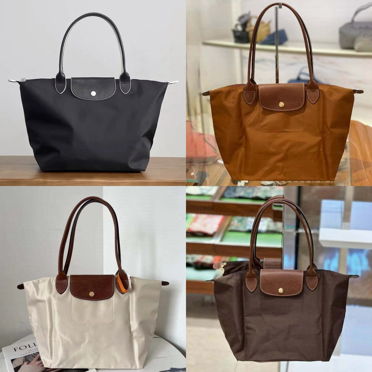 Designer Bag Shoulder bag nylon tote bag laptop shopping bag waterproof underarm bag big capacity travel business Women handbag lady 3 sizes