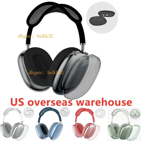 For Max Earphones Accessories Silicone Waterproof Protective plastic Headphone Travel Case d5