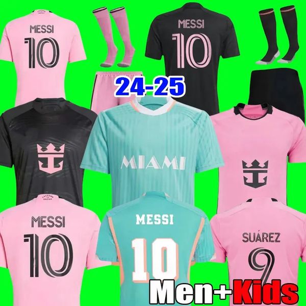 XXXL 4XL 24 25 MESSIS InterS MiamiS Soccer Jerseys BECKHAM Football Shirts MATUIDI HIGUAIN TRAPP PELLEGRINI PIZARRO SERGIO FC Men Kids fans