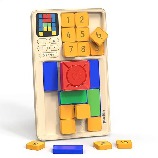 Super Slide Puzzle Hand Hand Jogos de viagem para crianças 812 Brain Taser Toys Atividades de Trip Atividades Meninos e Meninas aniversário