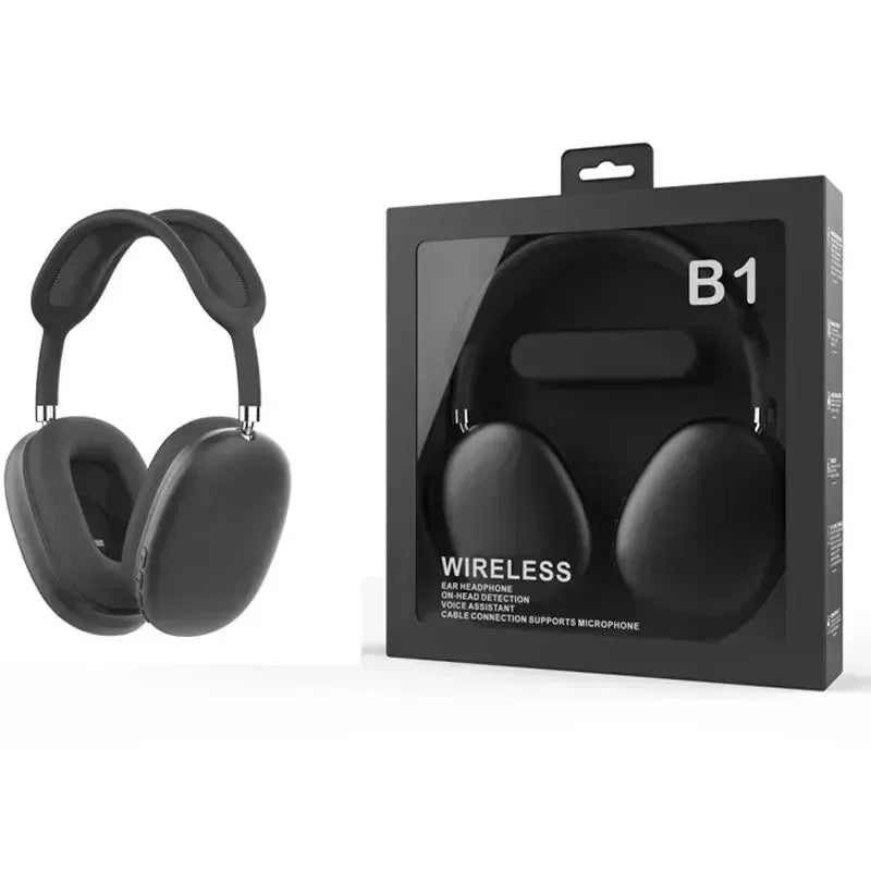 B1 Wireless Headphones Wireless Earphones Bluetooth Noise Cancelling Beat Headphone Sports Headset Head Wireless Mic Headset Foldable