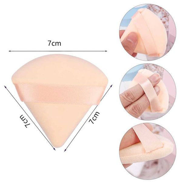 2Pcs Triangle Powder Puff Face Makeup Sponge Soft Velvet Cosmetic Puff Blender Beauty Foundation Sponge Make Up AccessoriesXJ240819