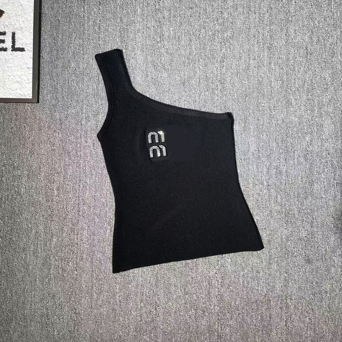 Women t shirt designer shirts Fashion Knitwear Sweater tops woman clothes womens White knit tees cotton logo fashion Women&#039;s Clothing woman sho