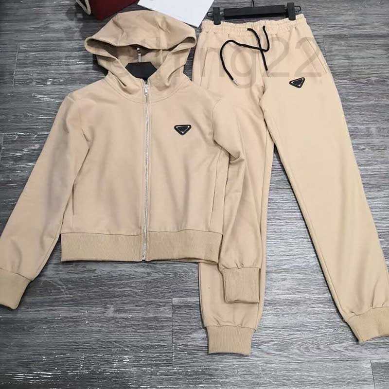 designer Womens Two Piece Sets Classical Spring Cardigan Hoodie Simple Casual Pant Fashion Tracksuit High Streemt Element Women&#039;s Clothing Size