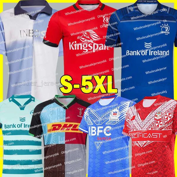 24 25 Ulster Leinster Rugby Jerseys 2024 2025 Munster Harlequins Tonga Toa Samoas Rugby Shirts Kits Men Uniforms