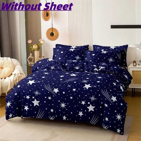 Polyester 3pcs printed Sanding Duvet Cover European style Bedding Set QUEEN Size Quilt Cover Skin Friendly Fabric Bedding Cover Y240730