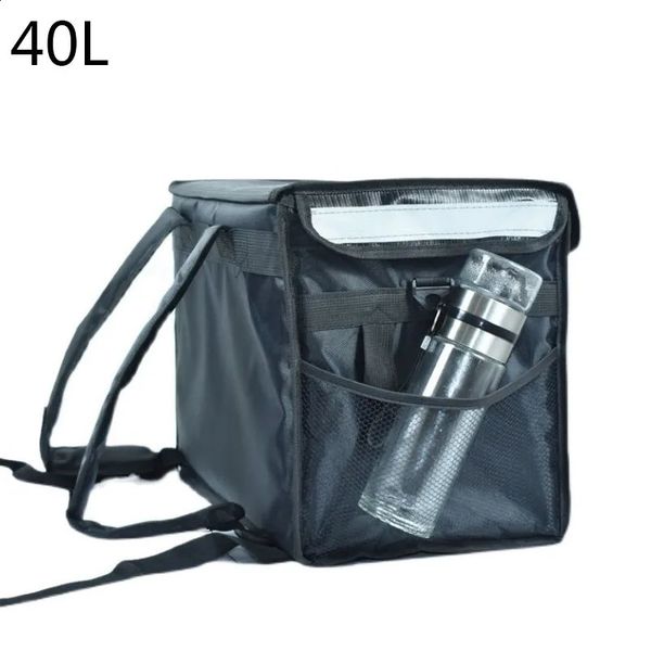 40L Extra LargeThermal Lunch Cooler Bag Car Ice Pack Insulated Pizza Bag Fresh Food delivery Container Refrigerator Bag 240125