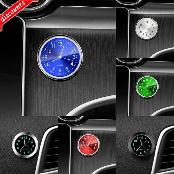 Auto New Other Electronics Car Clock Luminous Automobiles Internal Stick-On Mini Digital Watch Mechanics Quartz Clocks Auto Ornament Car Acc