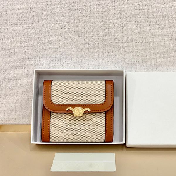 Luxury Leather CardHolder Designer Card Holders women man Coin Purses key pouch keychain wholesale brown zippy wallet id card case Fashionab