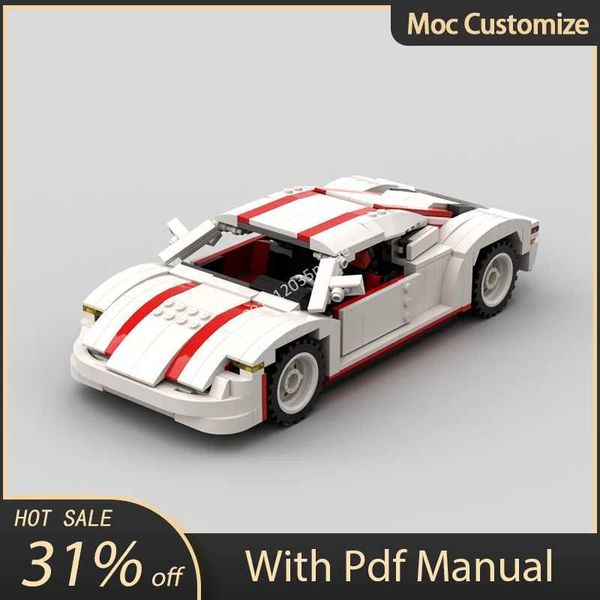 Blocks 623pcs Moc Customized Supercar Model Building Blocks DIY Creative Assembly Car Blocks Toys Childrens Education Christmas Gifts Y25011