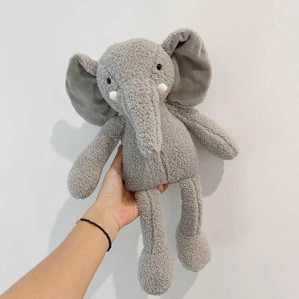 Plush Dolls 40cm Plush Elephant toys Grey Stuffed Big Ears Long Leg elephants Cuddle Toys for ChildrenY241216MA74