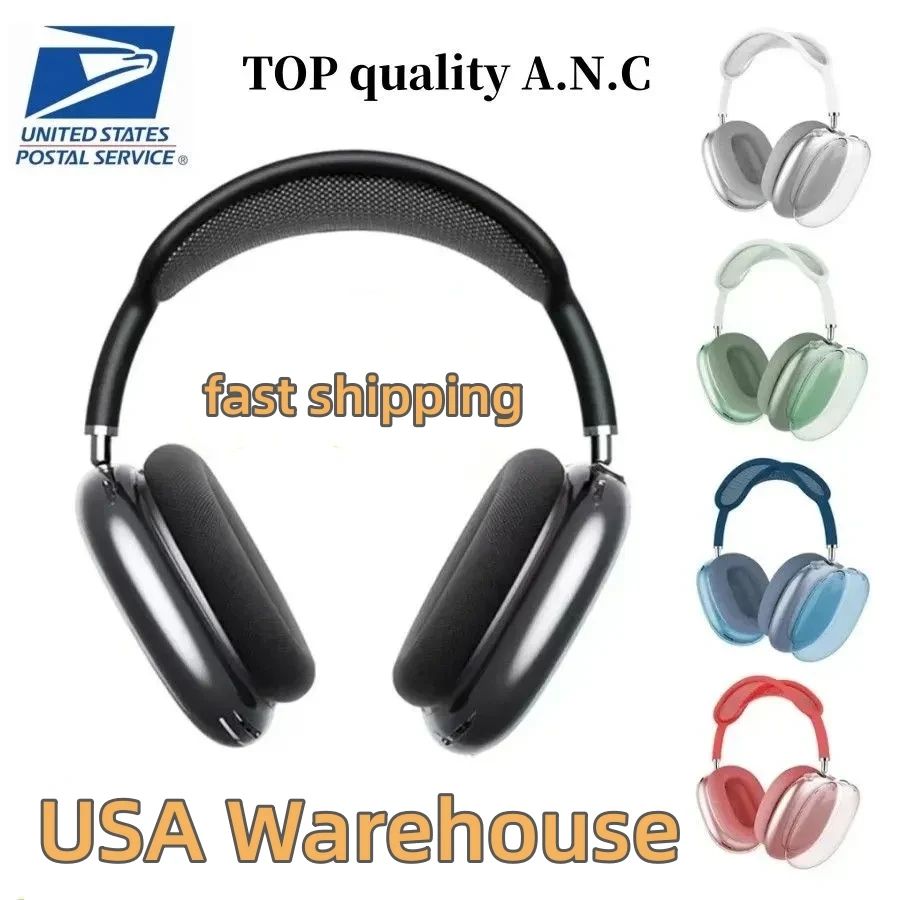 B1 OEM Quality USBC 2024 For Airpods Max ANC Bluetooth Headphone Earbuds Accessories Transparent TPU Silicone Case AirPod Maxs Noise Cancelling Head