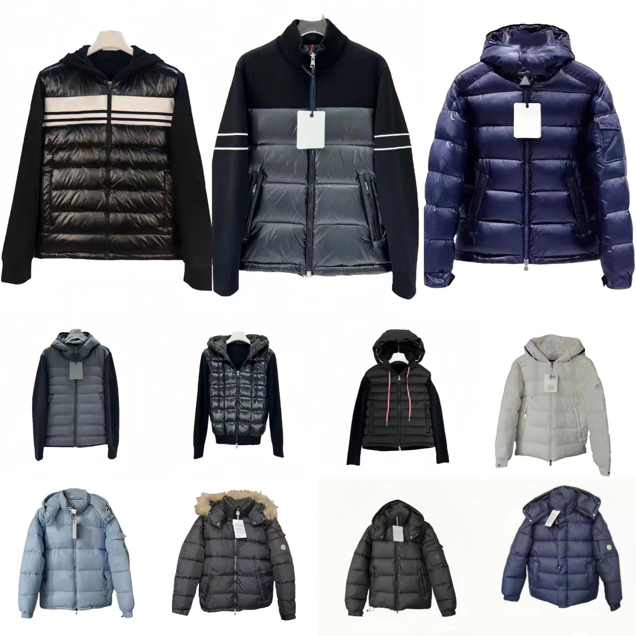 puffer mens down jacket man women thickening warm coat Fashion parka gilet Outerwear outdoor jackets womens coats printing parkas Cotton Jacket Size