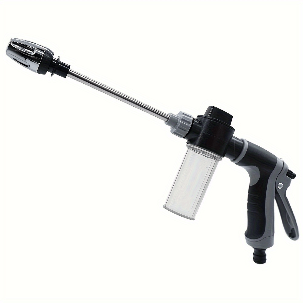 TEMU Heavy-duty High-pressure Water Gun - The Of Regular Wash Guns, With Anti-slip Grip Handle - Portable Pressure Washer For Cars, Gardens, Plants,