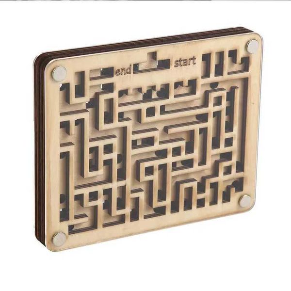3D Puzzles Wooden Labyrinth Maze Puzzle Box Casse Tete 3D Brain Teasers Educational Toys Regalos Cumpleaos Nios Para Invitados H241119