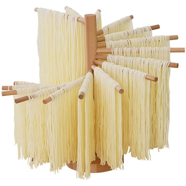 Other Kitchen Dining Bar Pasta Drying Rack Collapsible Wooden Spaghetti Dryer Stand Kitchen Noodles Drying Holder 16 Suspension Rods Fresh N