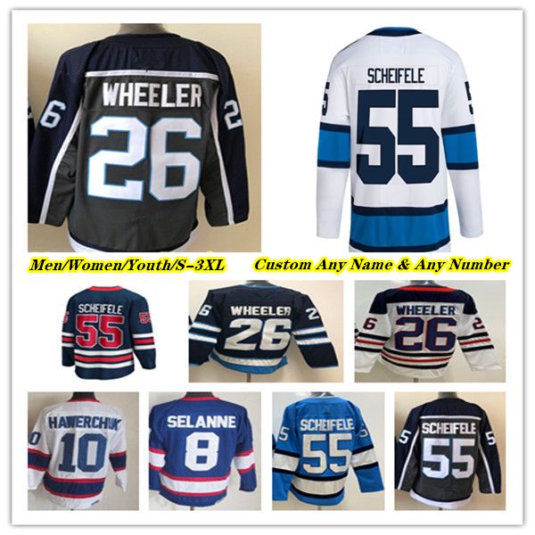 Winnipeg Ice Hockey Jersey Mark Scheifele Josh Morrissey Kyle Connor Nikolaj Ehlers Nino Niederreiter Cole Perfetti Adam Lowry Brenden Dillo