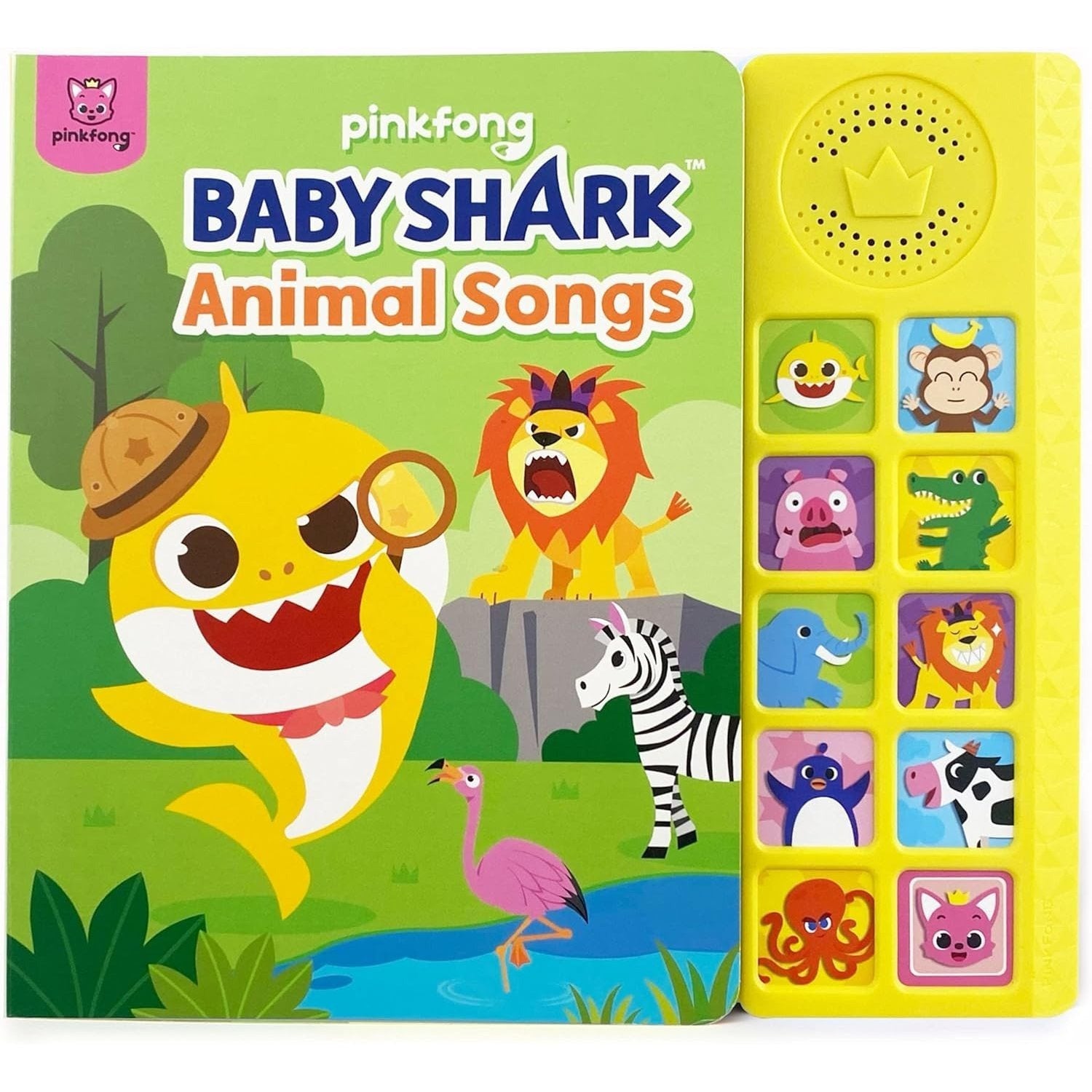 TEMU Baby Shark Animal Songs 10 Button Sound Book, Baby Shark Nursery Children's Sound Books, Books For Toddlers, Learning & Education Toys, Baby