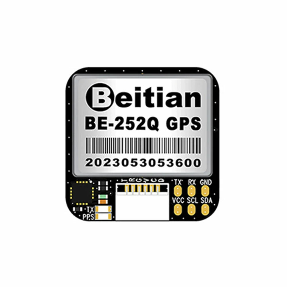 Beitian BE-252Q GPS Module With QMC5883 Compass NMEA UBX Dual Protocol M10050 Chip Drone UAV GNSS Receiver Module for FP
