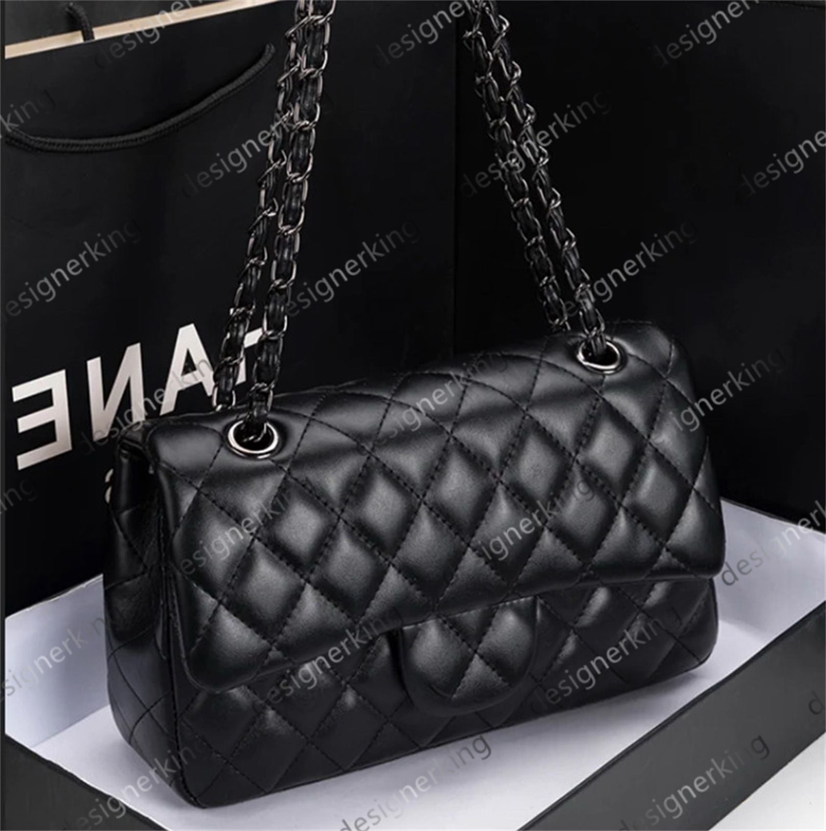designer bag Shoulder Chain Bags Clutch Flap Totes Bags coachhandbags Check Velour Thread Purse Solid Hasp purses Waist Square Stripes Women luxury