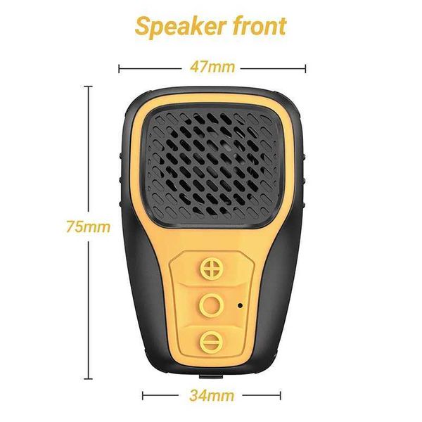 Loudspeaker box MZ-628 wearable mini magnetic suction wireless speaker portable outdoor IPX67 waterproof stereo column subwoofer Z241104