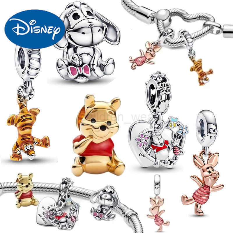 Disney Winnie the Pooh Tiger Piglet Birthday Charm Fit Pantaro Bracelet DIY Women Exquisite High Quality Jewellery Gift W20250711
