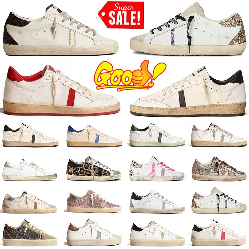 Luxury Designer Shoes Womens Mens Sneakers Black White Pink Green Glitter Dirty Loafers Man Woman Trainer Dhgate Sports Outdoors