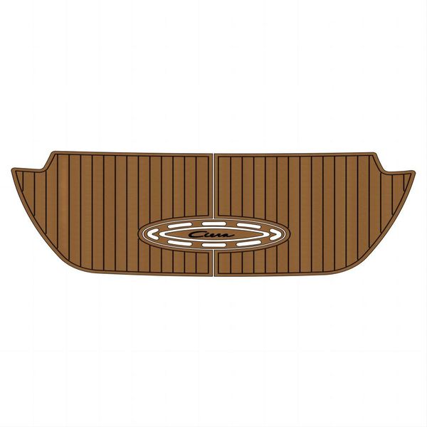 2000 Bayliner 2855 Extended Swim Platform Pads Boat EVA Foam Teak Deck Floor Mat Backing Self Adhesive SeaDek Gatorstep Style