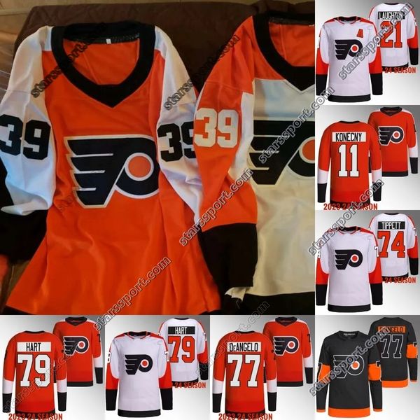 2024 Stadium Series Hockey Jersey Philadelphia Owen Tippett Cam York Bobby Brink Tyson Foerster Marc Staal Ryan Poehling Nicolas Deslauriers
