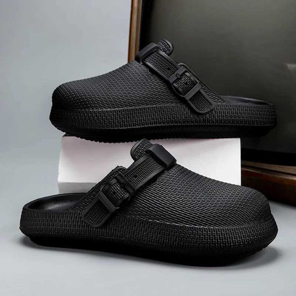 Slippers Classic Men Clogs Slides Fashion EVA Insole Men Mules Slippers Arch Support Waterproof Garden Shoes Adjustable Sandals z240905