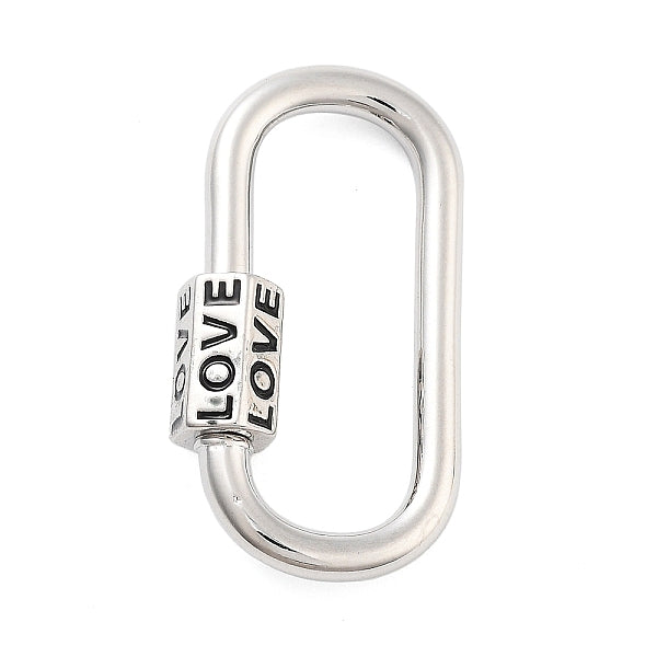 Fermoirs à vis en laiton de placage de rack