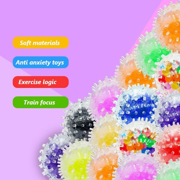 Fidget Toys TPR Soft Rubber Release Water Droplet Ball Tik Tok Push Bubble Stress Relief Anti ADHD Toys Squeezed Grape Balls
