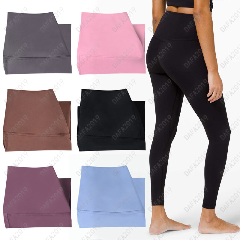 Leggings For Women Designer Plus Size Tights High Waist Pants Running Training Align Legging Gym Clothing Workout Sweatpants Fitness Hiking Sweat Pa