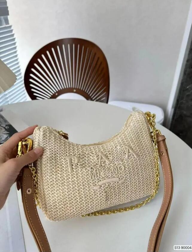 Designer bag Fashion Handbag bags Shoulder Bags beach bag Mesh Hollow Woven Shopping Bags for Summer Straw Tote Bag clutch purses