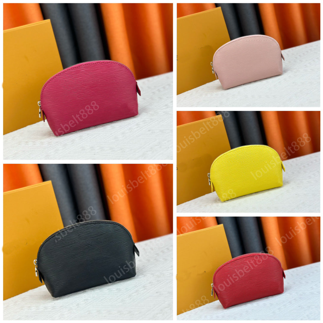 Designers Bag women Cosmetic Pouch Makeup Bags Lipstick pouch Mini Bag Toiletry Cases Luxury Clutch Travel Classic Purse card holder 11 colors size: