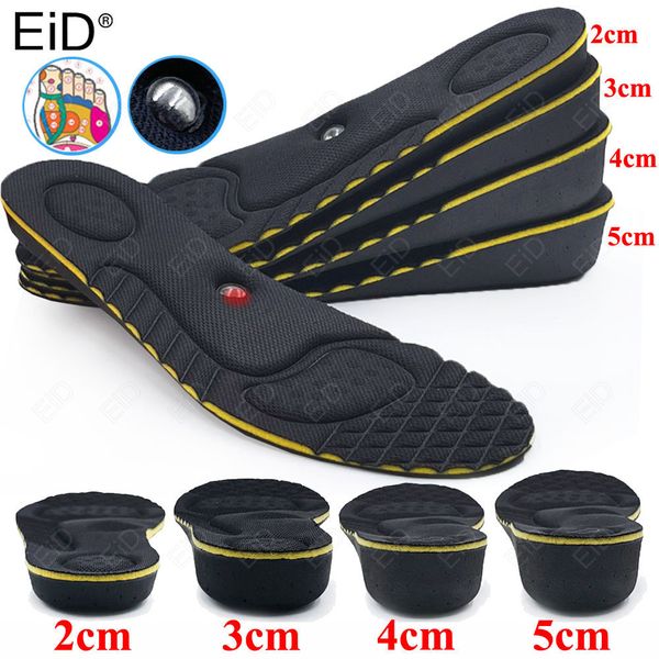 Shoe Parts Accessories 25cm Magnet Arch support Height Increase Insole Invisible Cushion Lift Free Cut Heel Insert Taller Support Foot Pad 2