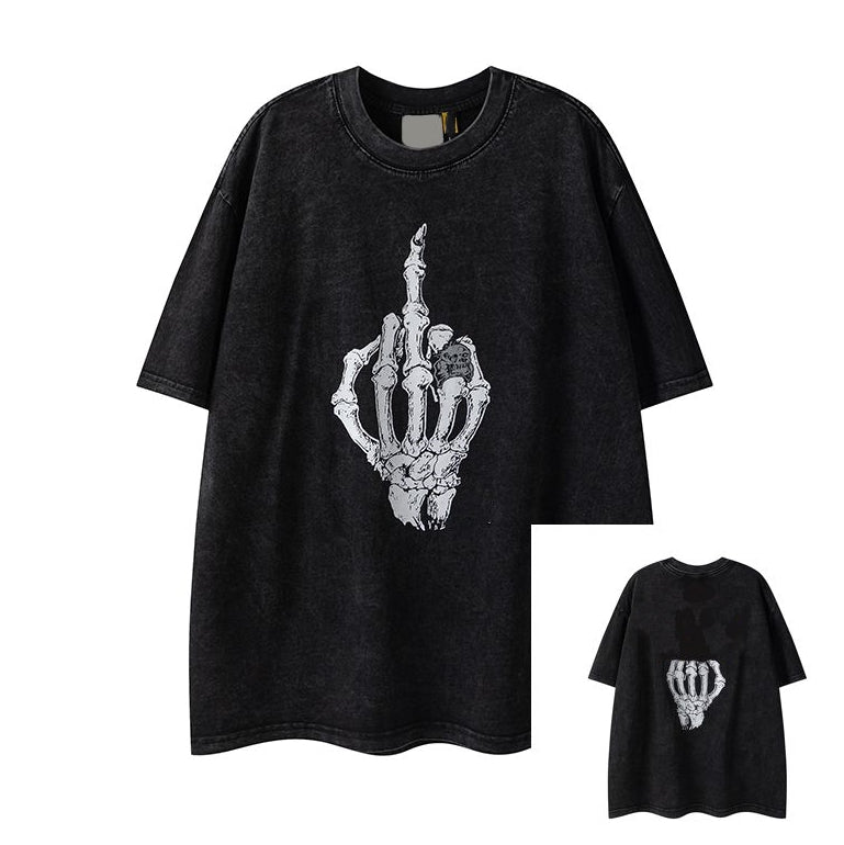 Mens Designers t Shirt Fashion Tees Men Casual street Casual tshirt shorts women rinsing wash Loose TShirts Man Clothing Street Tops Letter Clothes