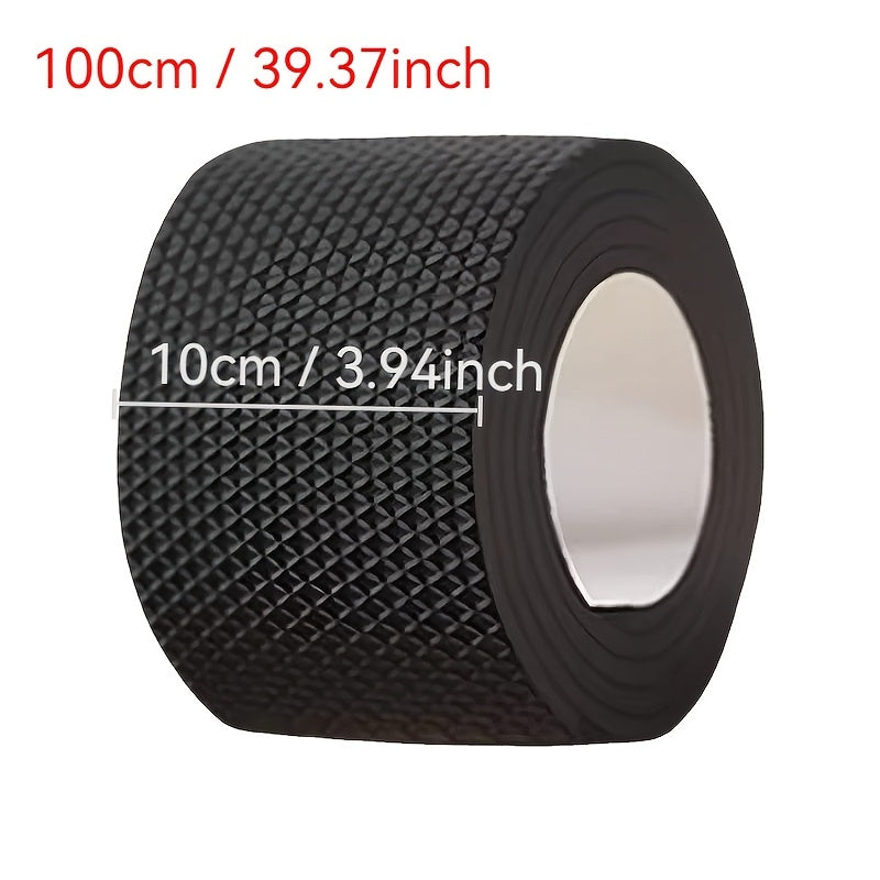 TEMU 1 Roll Of Self-adhesive Rubber Shoe Sole Repair Tape, Anti-slip Noise Reduction Patch For High Heels, Sneakers & Sandals - 5.08cm & 10.16cm