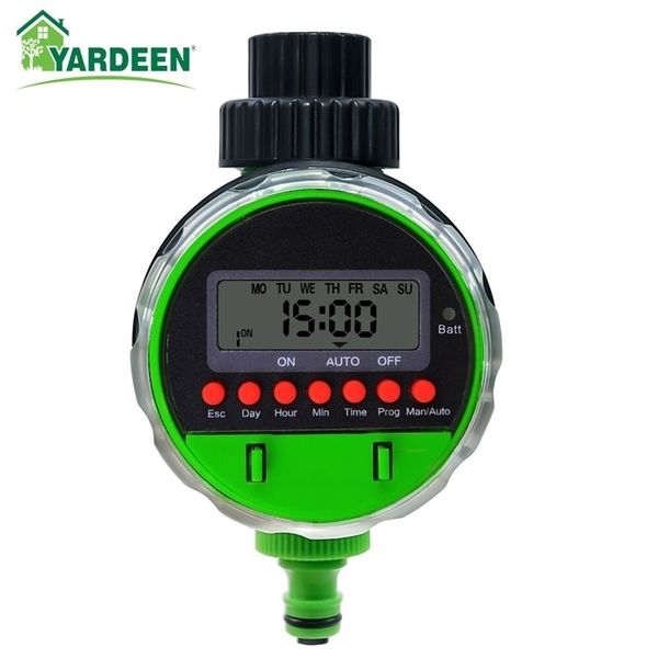 Watering Equipments Arrival Yardeen Garden Ball Irrigation Water Timer Automatic Program Controller Green 220929