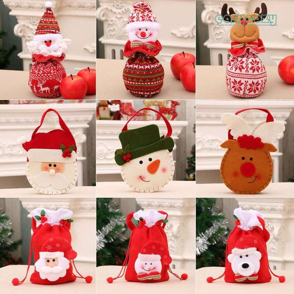 istmas Gift Bag Apple Bag Candy Bag Cookie Bag Christmas Bracelet Jewelry Storage Bag Christmas Party Decoration Supplies bf5