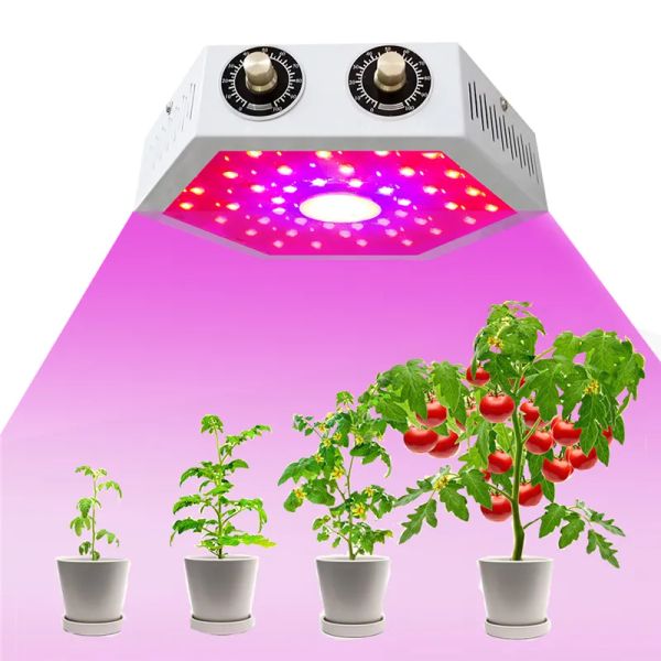 COB LED Grow Light 1000W Full Spectrum Double Adjustable Switch Growing Lamps for Indoor Greenhouse Tent Plants Grow Led Light LL