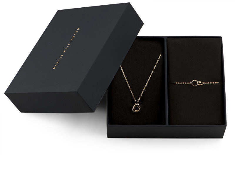 Daniel wellington Beautiful Elan Unity DW00300004 Gold Plated Jewelry Set (Necklace, Bracelet)
