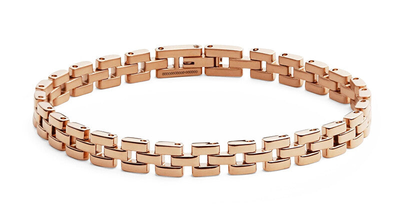Daniel wellington Fashion Bronze Bracelet Made of Steel 3-Link DW004009 - Length: 17.5 cm