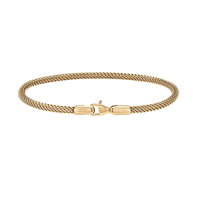 Daniel wellington Fashion Gold Plated Mesh Steel Bracelet DW0040068 - Length: 17.5cm